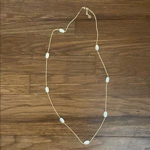Kendra Scott Long Franklin Necklace Gold